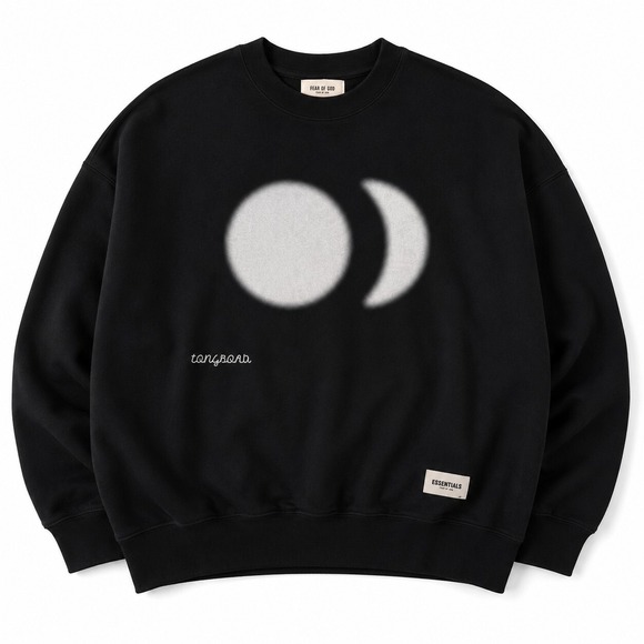 REAL TAKAI Other - RESSAY RealTakai Black Moon Graphic Crewneck Sweatshirt L